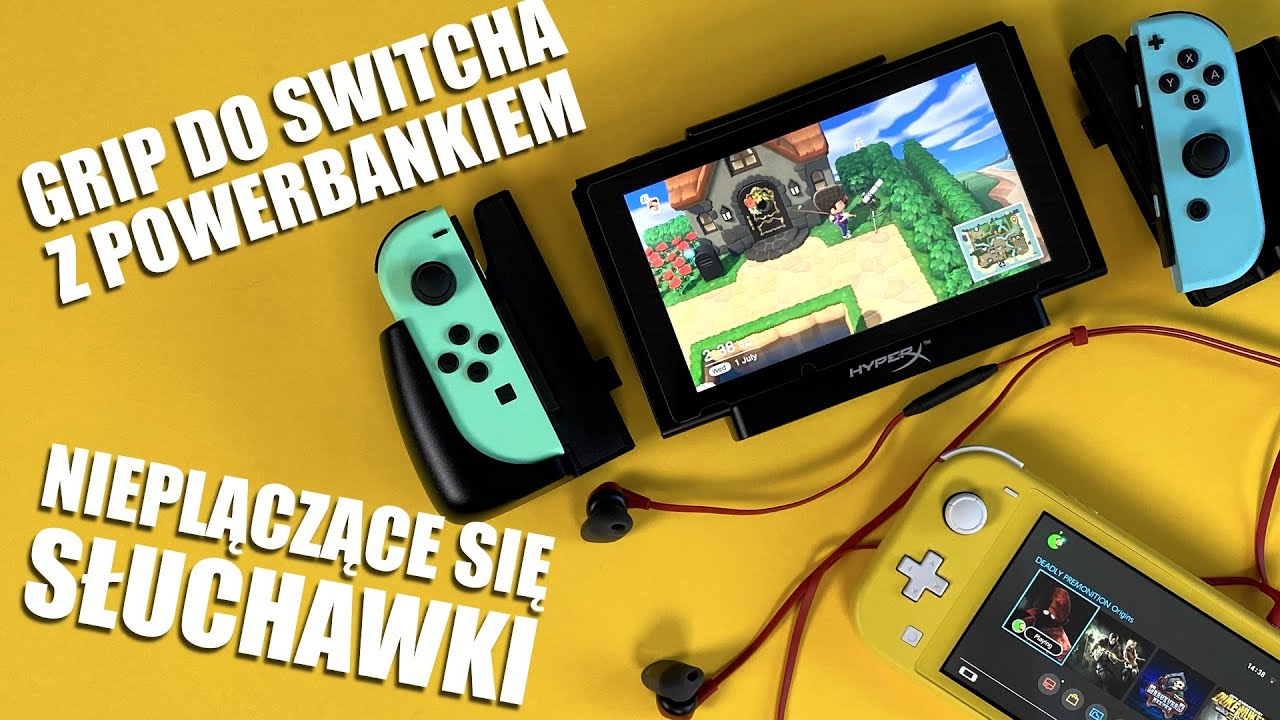 Test ChargePlay Clutch Grip i słuchawek Cloud Earbuds - Akcesoria do Nintendo Switch