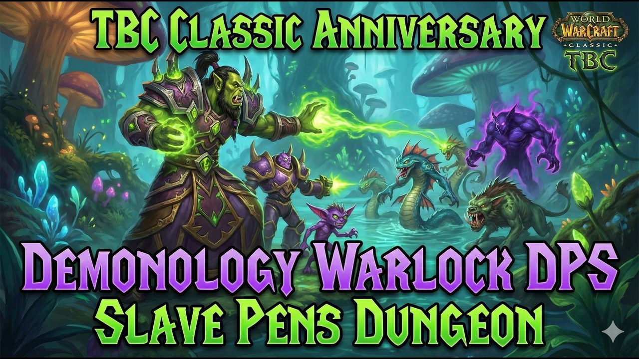 TBC Classic Anniversary Demonology Warlock DPS Slave Pens Dungeon