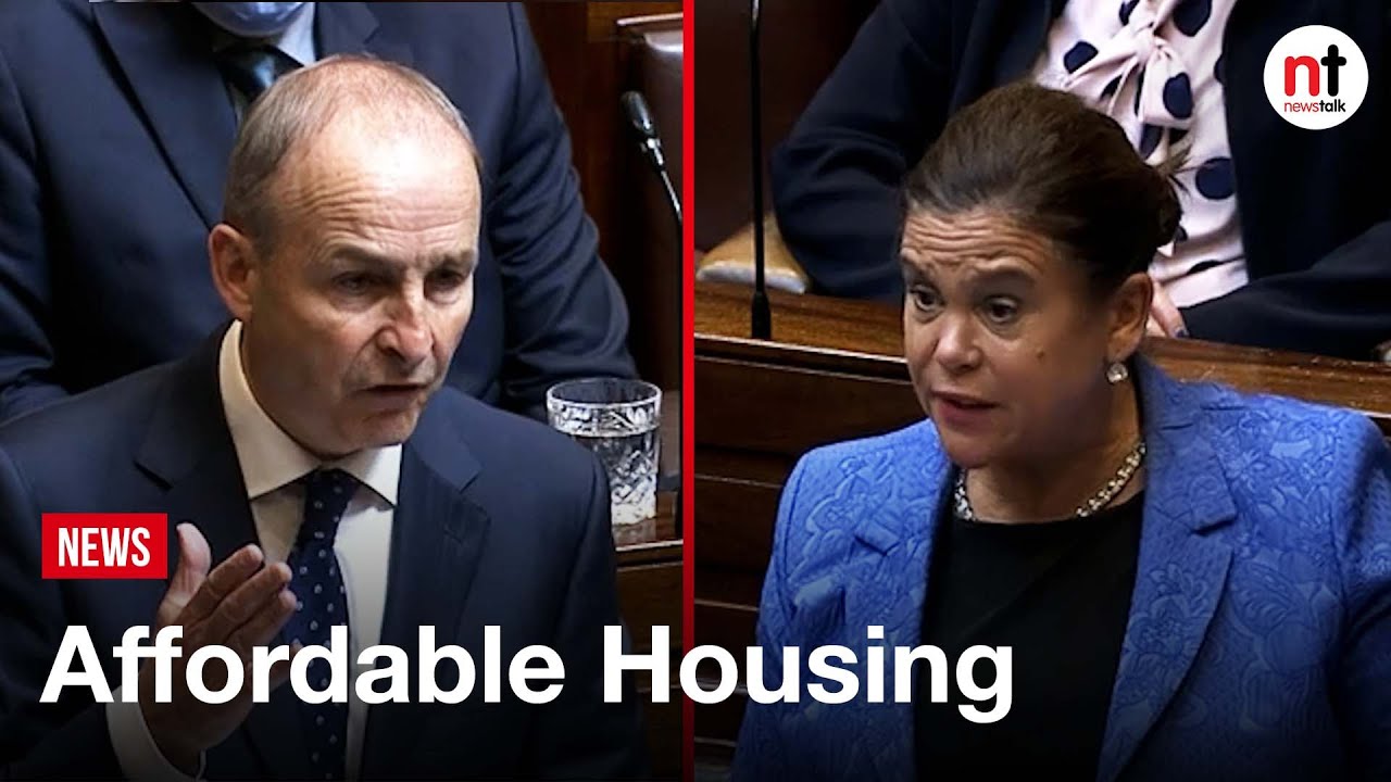 Taoiseach Micheál Martin accuses Mary Lou McDonald of trying to exploit the housing crisis