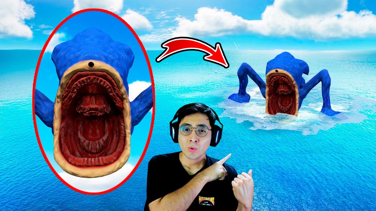 Un DRON capta a SHIN SONIC SEA EATER en el OCEANO