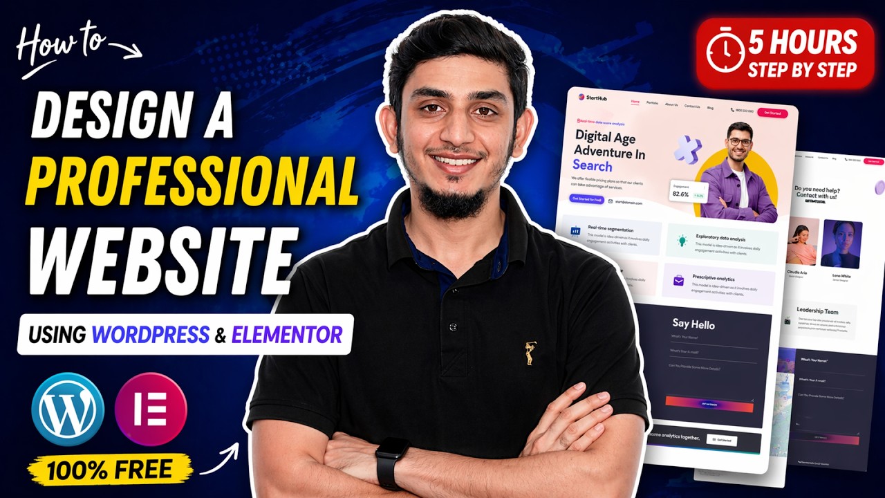 WordPress MasterClass FREE Course - Become WordPress & Elementor Website Designing Expert in 2026