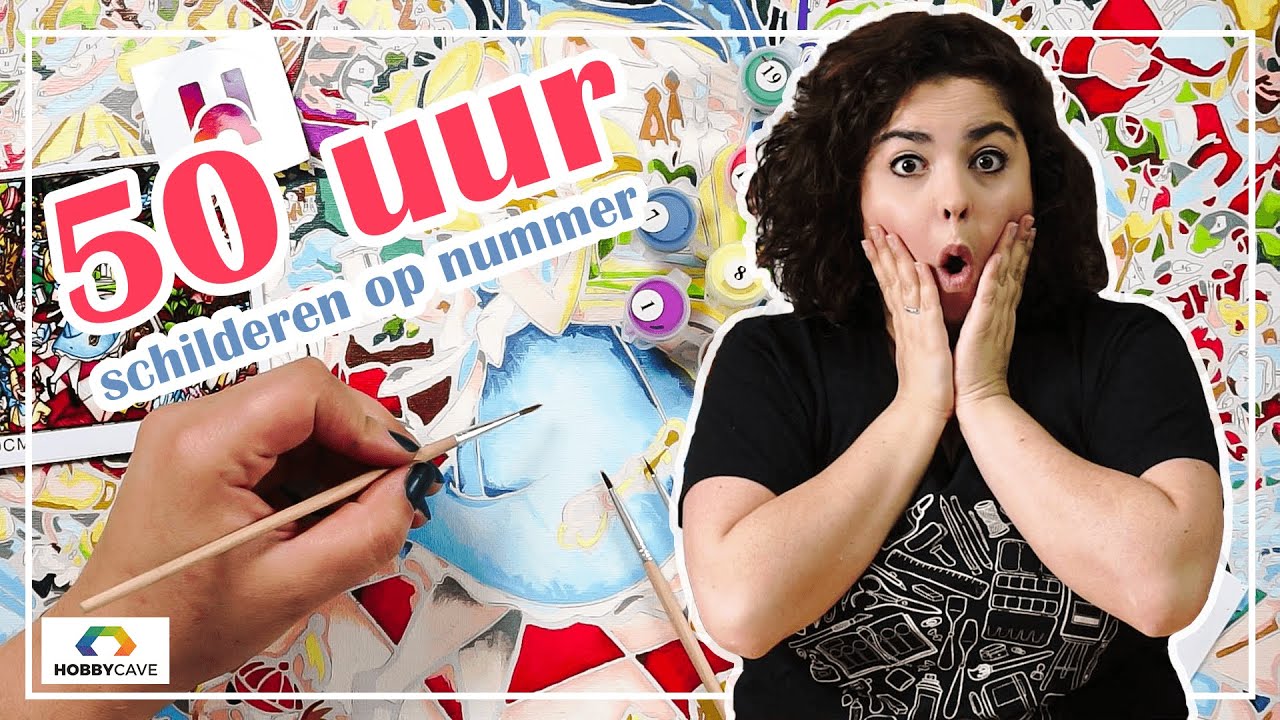 50 uur lang schilderen op nummer, gaat het mij lukken?!