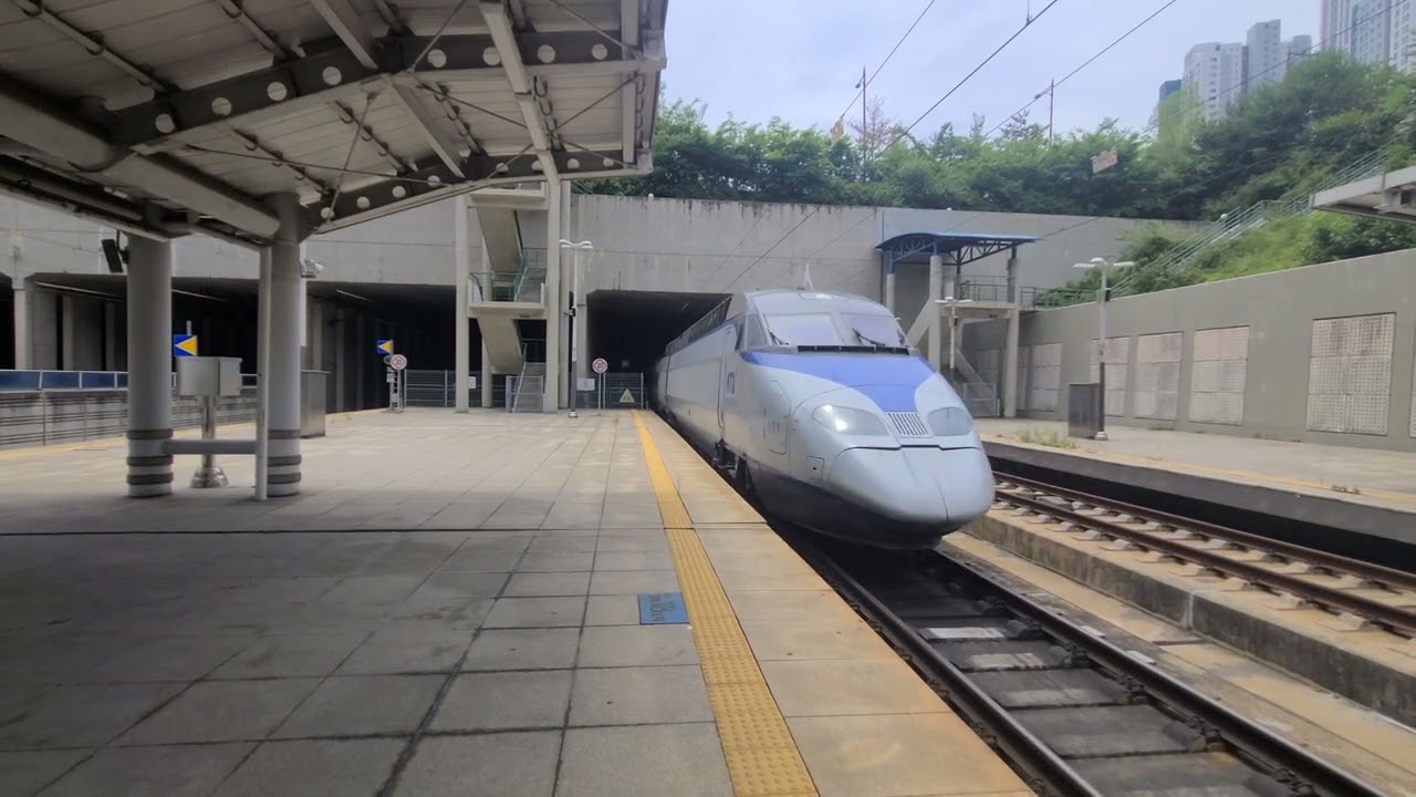 KTX 001호기 서울행 #238 광명역 진입