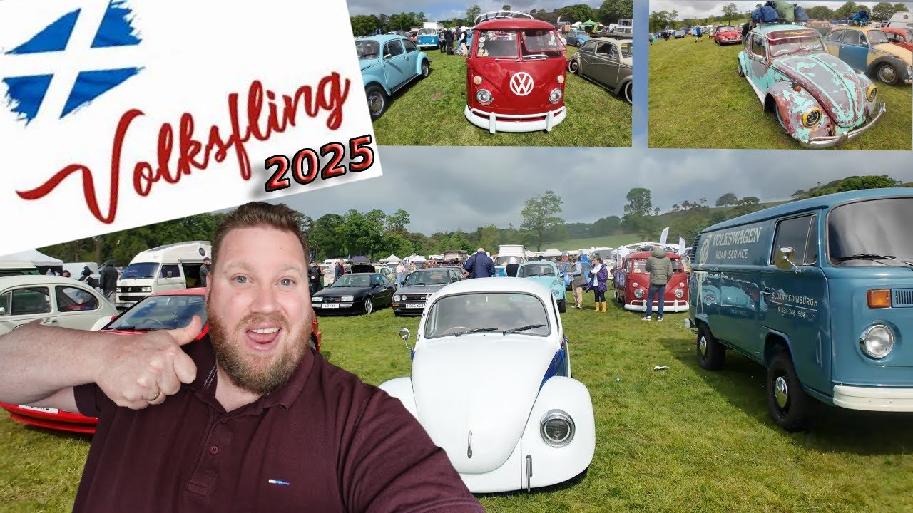 VOLKSFLING 2025 ... Volkswagen Campervan  Festival Scotland