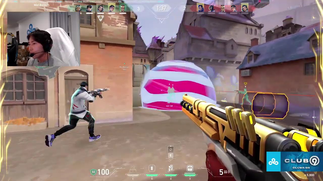 MVP! C9 V1C PRO CHAMBER- Valorant Gameplay Full Match VOD