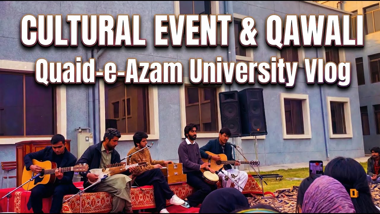 Влог: Небольшое культурное мероприятие QAU | Кавали | @Areebatheshopaholic | #qauideazam #универс...