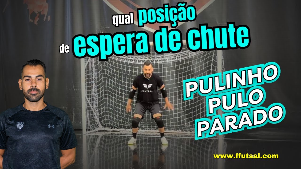 Posição de espera de chute para goleiros de futsal #gk  #goleiro #futebol