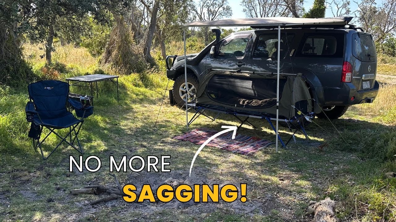 Simple Solo Camp Setup — Kings Swag on Stretcher