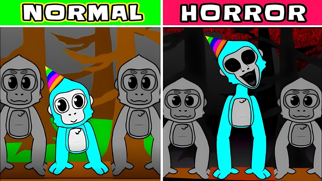 Incredibox - BANANA 🙉 Normal VS Horror ver.👉Incredibox Sprunki