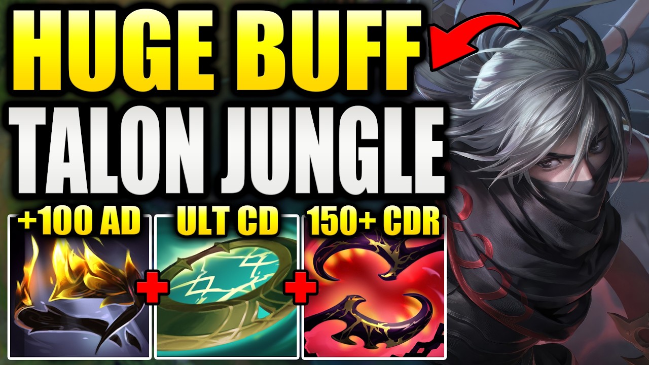 RIOT COMPLETELY BROKE TALON JUNGLE WITH THIS NEW BUFF! (700AD & 150 Haste)