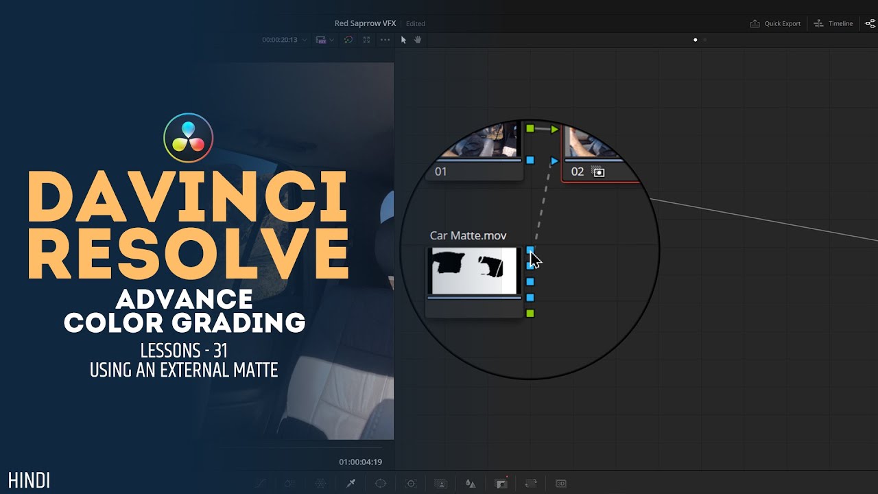 DaVinci Resolve Workflow: How to Import & Link External Mattes Like a Pro