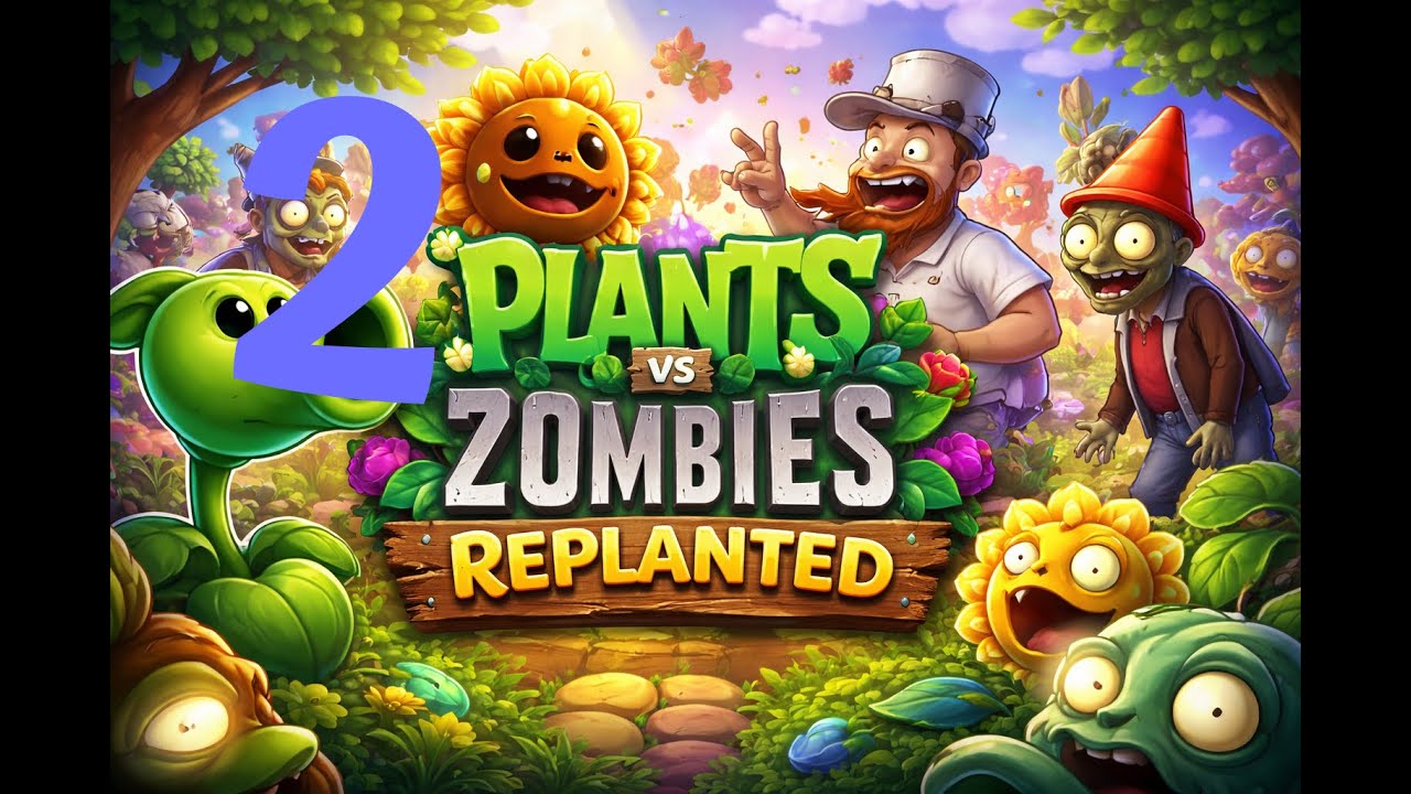 A planta com 0 de custo de noite destroi tudo - Plants Vs Zombies Replanted - Parte 2