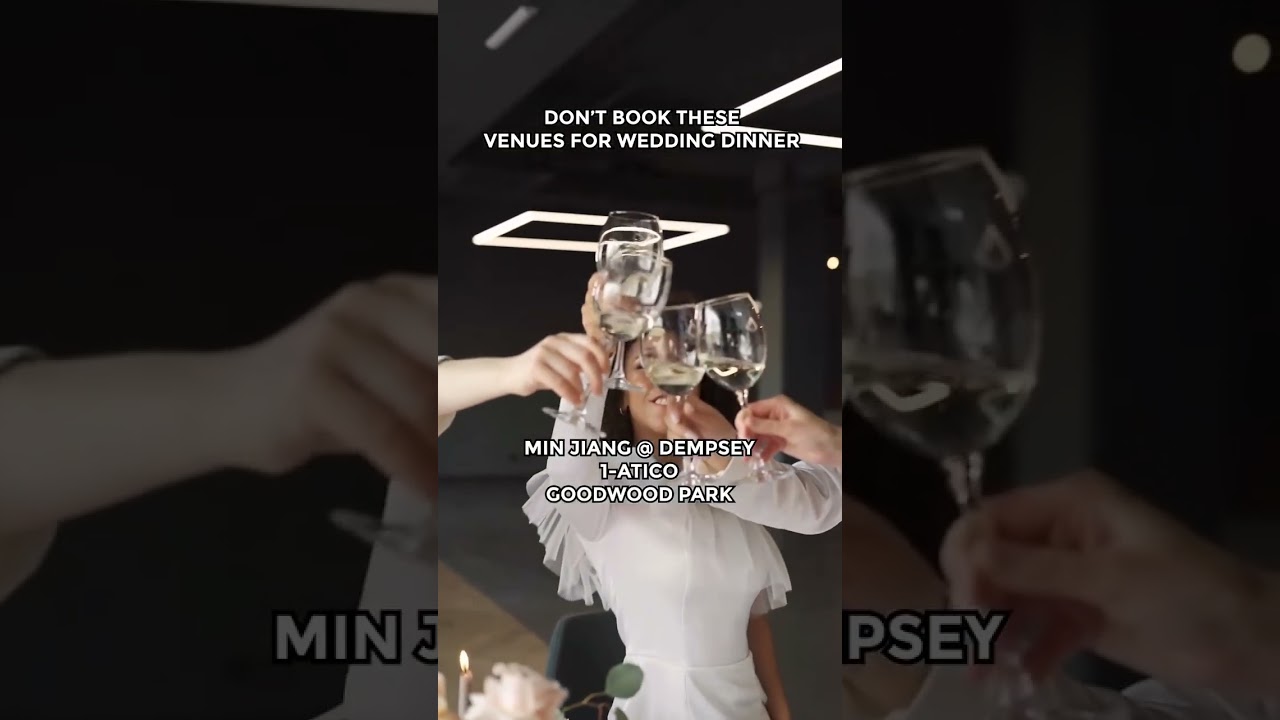 don't book these place for wedding dinner in Singapore #weddingtips #sgweddings
