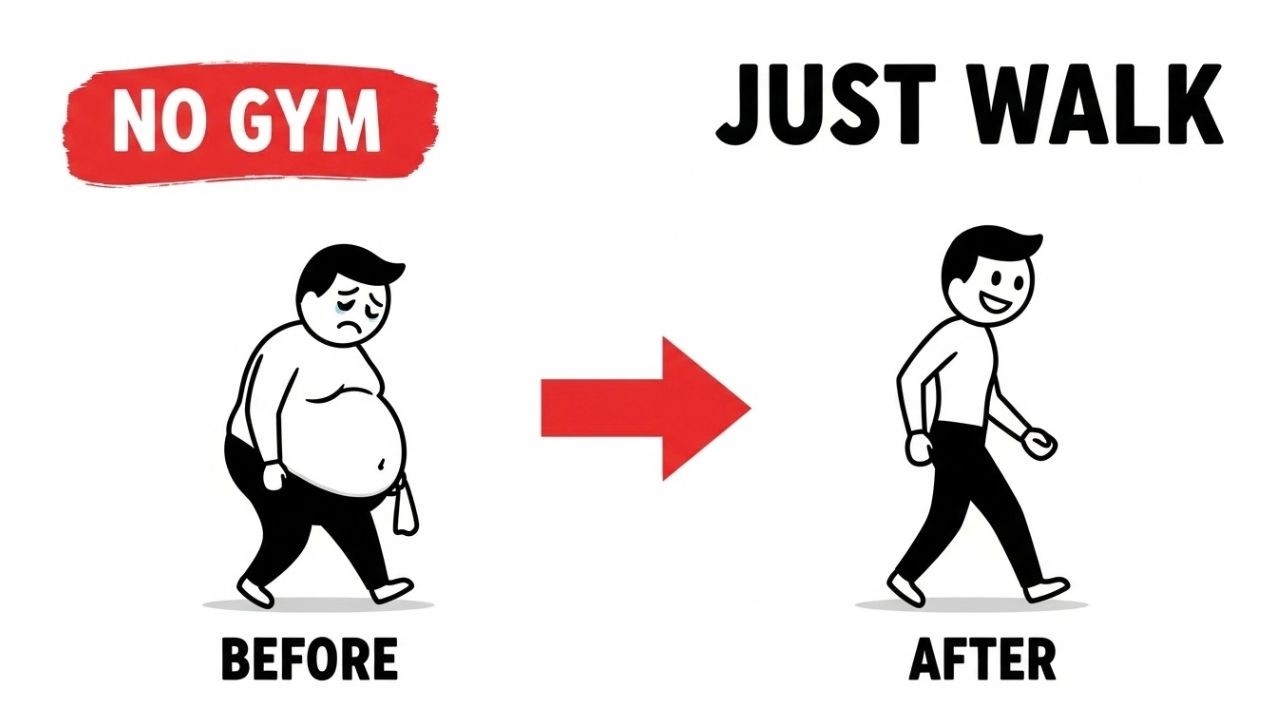 5 Secret Walking Hacks to Lose Belly Fat (Easy Mode)