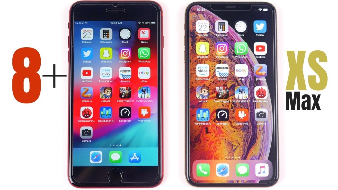 iPhone 8 Plus vs iPhone XS Max Speed Test!