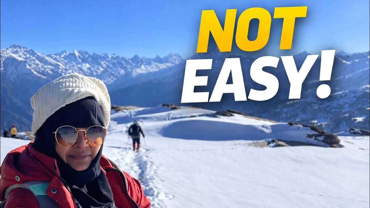 Я чуть не сдался&hellip; 🥶 | Мой первый снежный поход на Кедаркантху | Вершина высотой 12 500 футов 🏔️