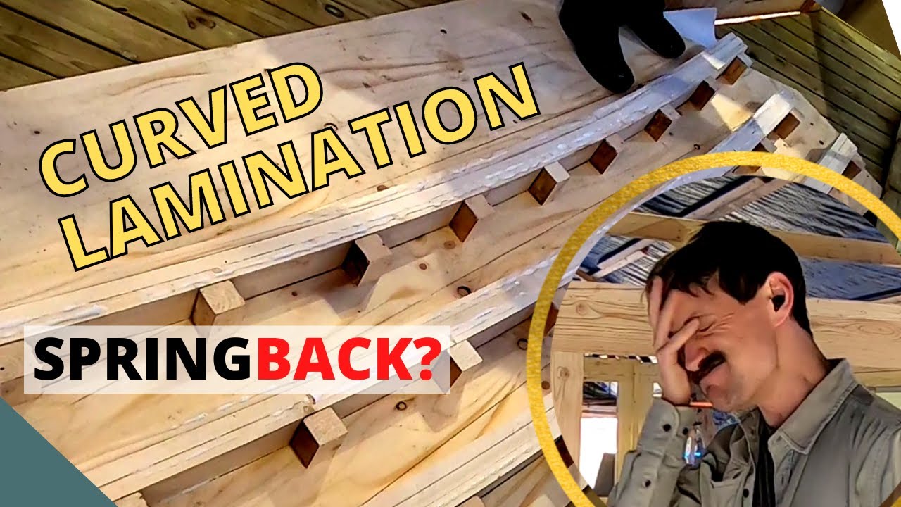 Bent Wood Lamination - Beams for the Pilothouse