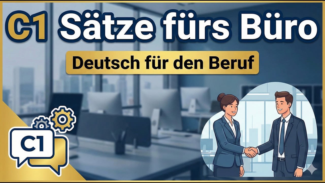 10 Deutsche Redewendungen für das Büro (C1) | Business Deutsch verstehen & sprechen