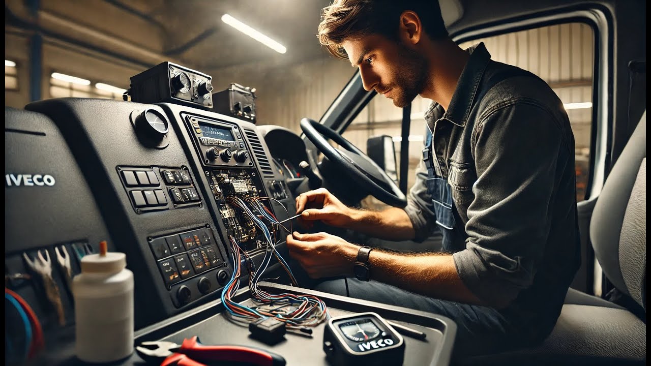 Iveco Daly  відключення тахографа. Taho off