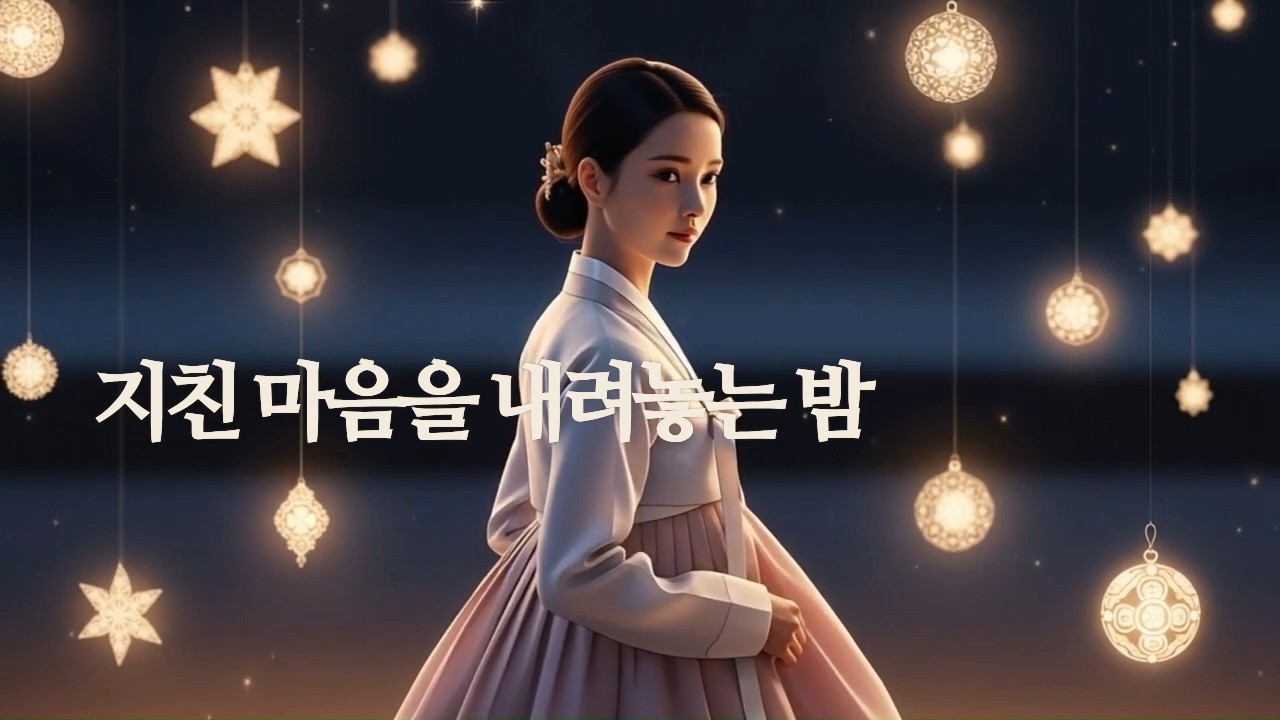지친 마음을 내려놓는 밤 (1시간) | K-POP 수면 힐링 발라드 | 아무 생각 없는 시간