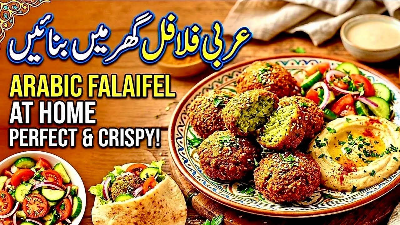 Perfect Crispy Falafel Recipe | Bilkul Market Jaisa Swad/Authentic Middle Eastern Falafel Recipe