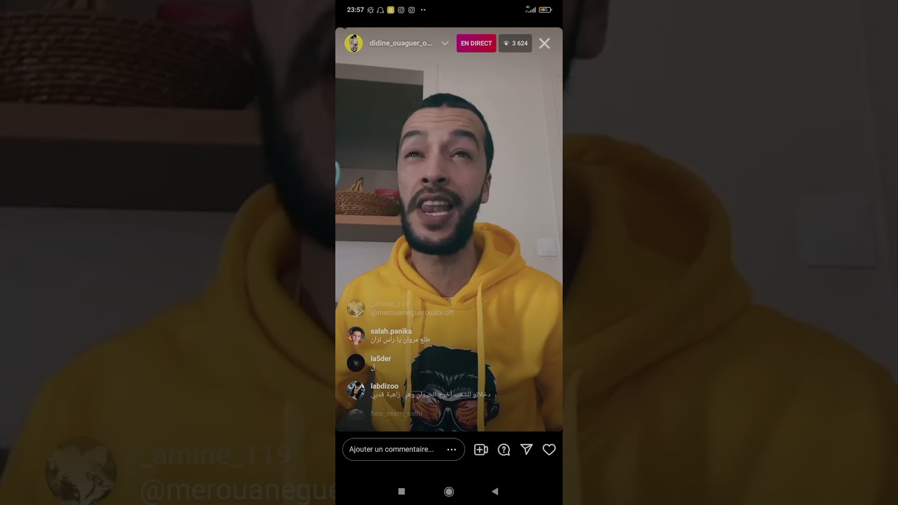 Live Didine ouaguer 2021 لايف الدراسة في تركيا  و التنمية البشرية 😂😂🙄