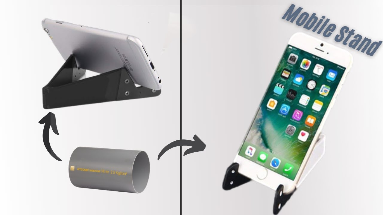 Mobile Stand made out of PVC Pipe | DIY