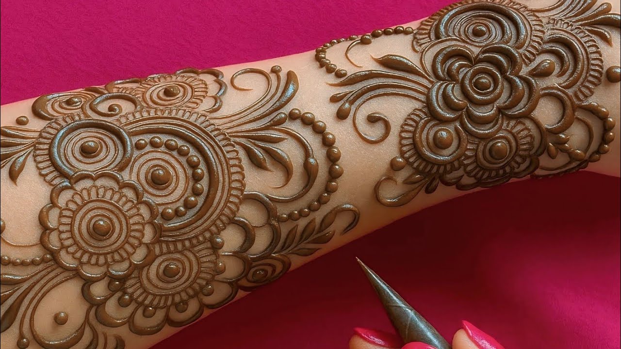 New Latest Bangle Mehndi Design / Trending Arabic Style Bangle Mehndi / Full Hand Mehndi / Mehndi 