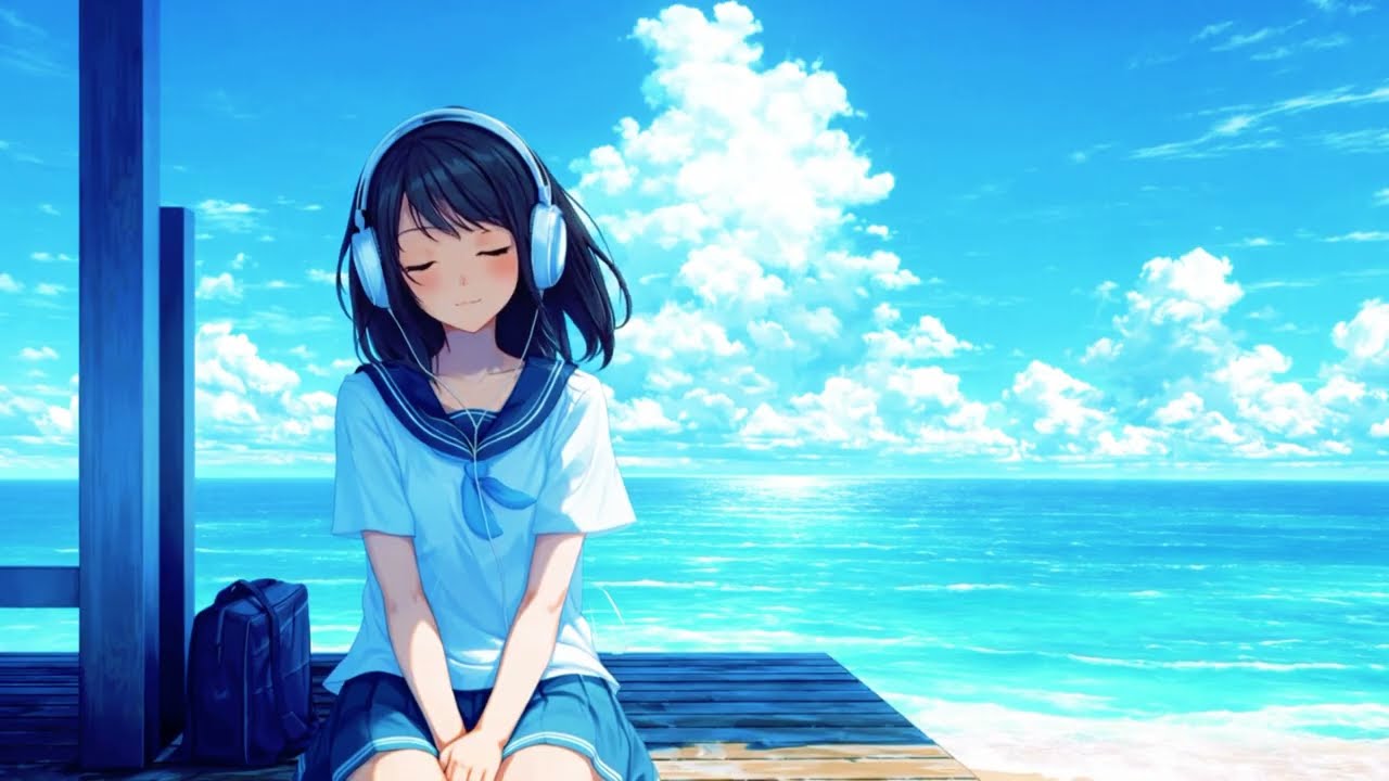 Beautiful Piano & Goddess Humming – A Cool Moment on a Hot Summer Day | Work & Study BGM