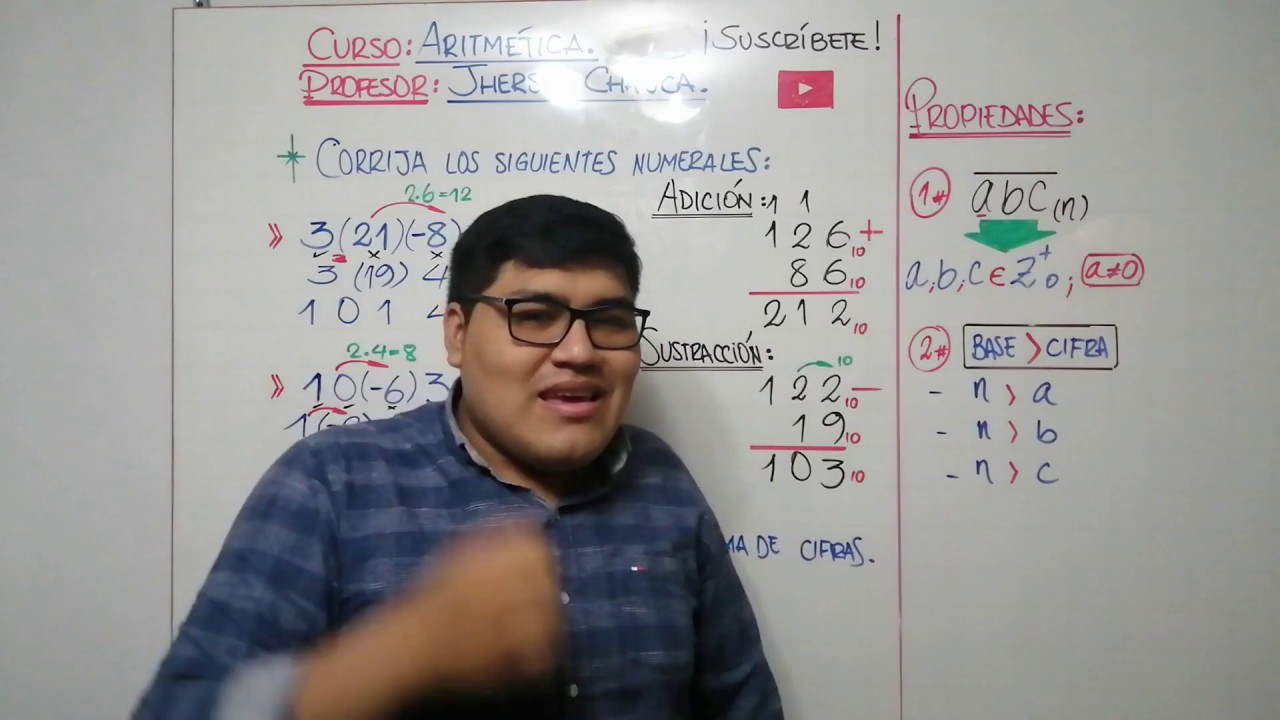 NUMERACIÓN  - Corrección de numerales | ARITMÉTICA