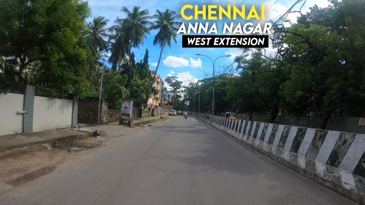 Chennai 4K | Anna Nagar West Extension | Park Road | City Tour