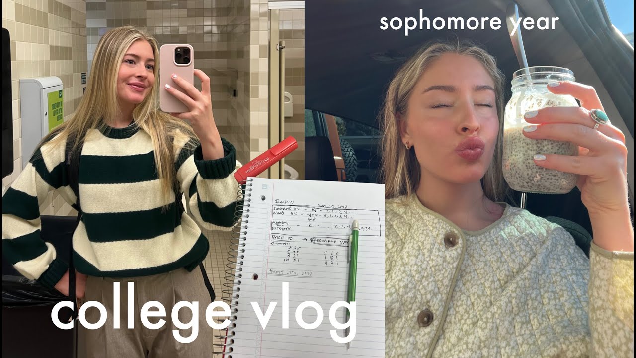 a week in my life as a sophomore in college!