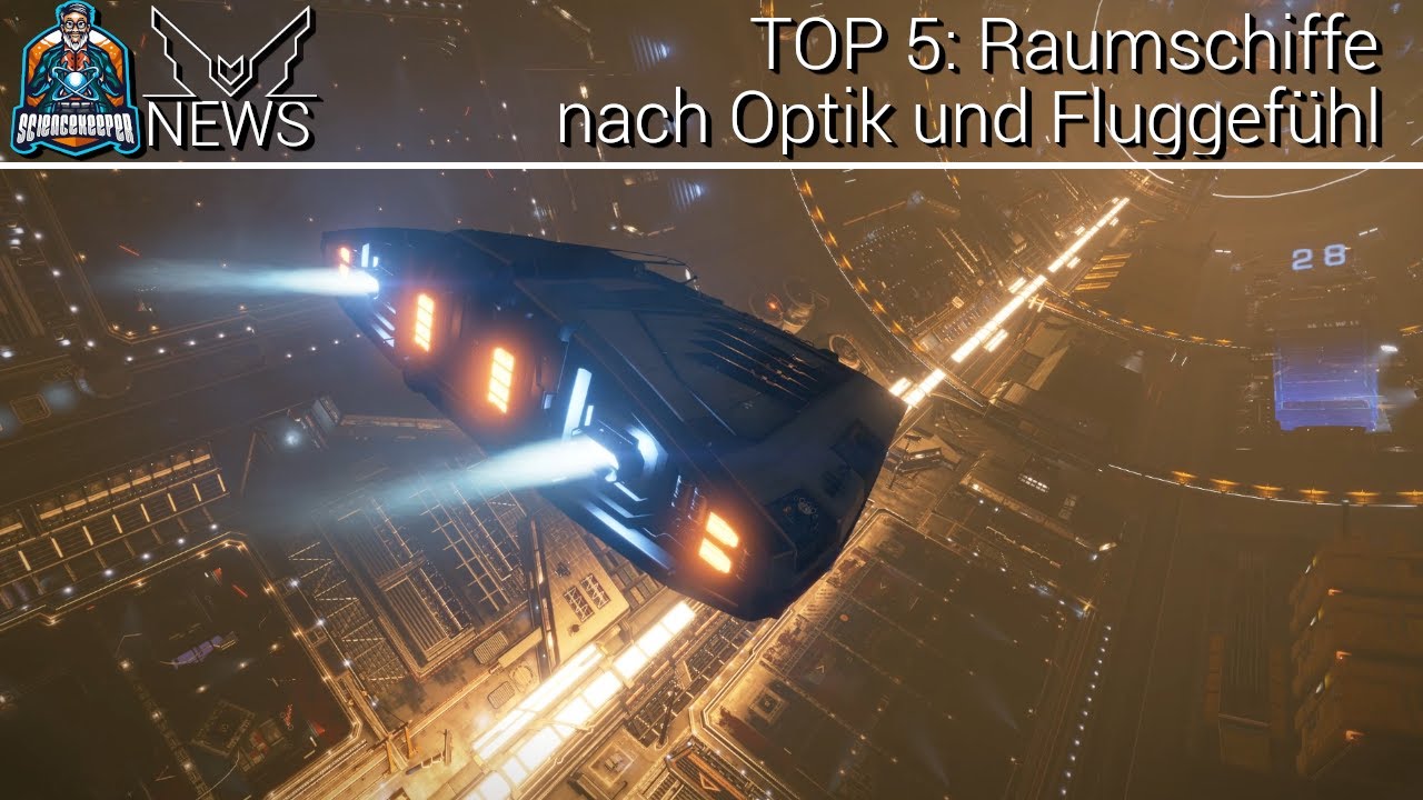 Top 5 Raumschiffe (nach Optik und Gefühl)