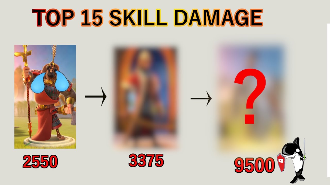 Highest skill damage in rise of kingdoms