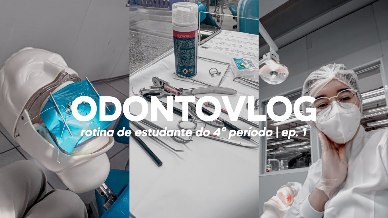ODONTOVLOG #1: primeira aula prática de odonto e isolamento absoluto | Odonto Energy