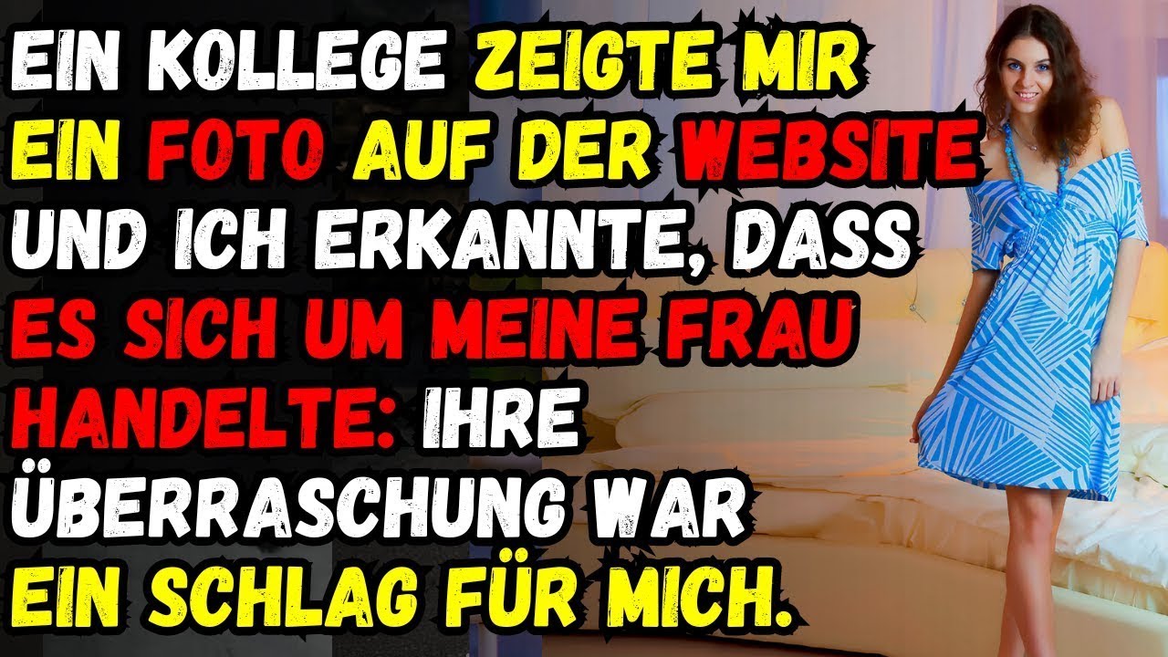 Ihre Frau - Ein Kollege entdeckte schockierende Fotos auf einer Website