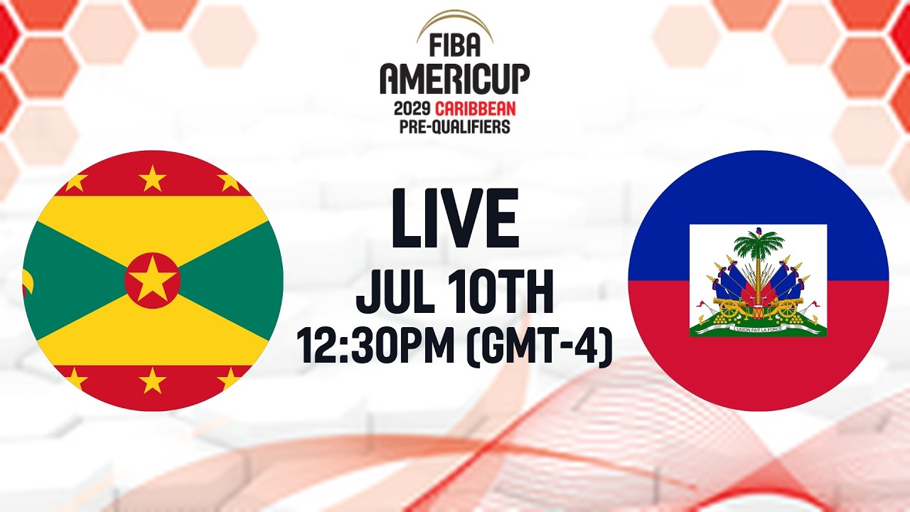 Grenada v Haiti | Full Basketball Game | FIBA AmeriCup 2029 Caribbean Pre-Qualifiers 2029