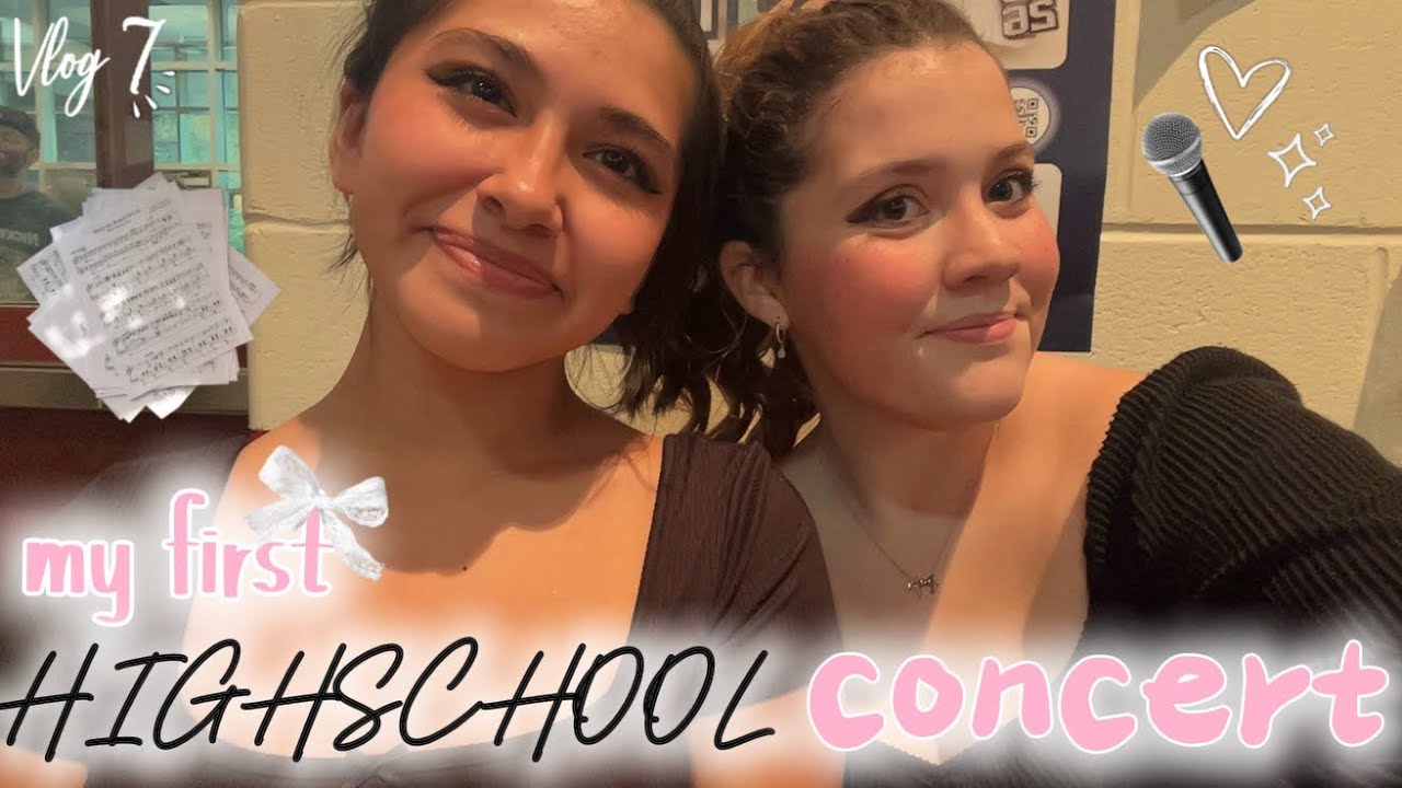 My First HIGHSCHOOL Concert ! || High School Diaries || Vlog 7 || October 13th, 2025