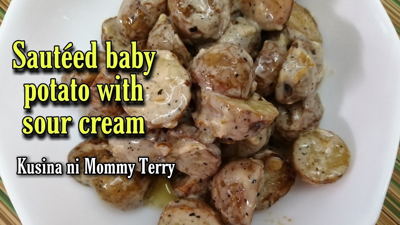 SAUTÉED BABY POTATO WITH SOUR CREAM /KENNY ROGERS SIDE DISH INSPIRED