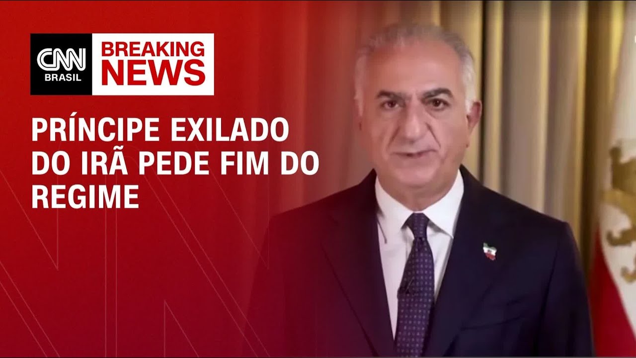 Ataque de EUA e Israel: Pr&iacute;ncipe exilado do Ir&atilde; pede fim do regime | AGORA CNN