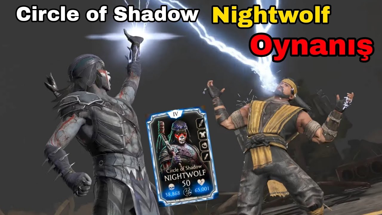 Olmuş Bu Karakter🔥 | Circle of Shadow Nightwolf Oynanış | Mk Mobile