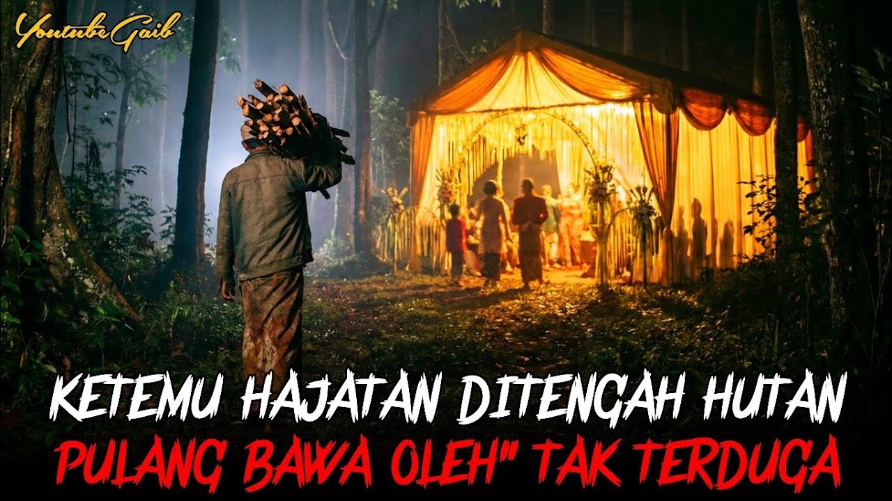 NIAT NYARI KAYU BAKAR DIHUTAN MALAH KETEMU HAJATAN JIN MUSLIM PULANG BAWA OLEH