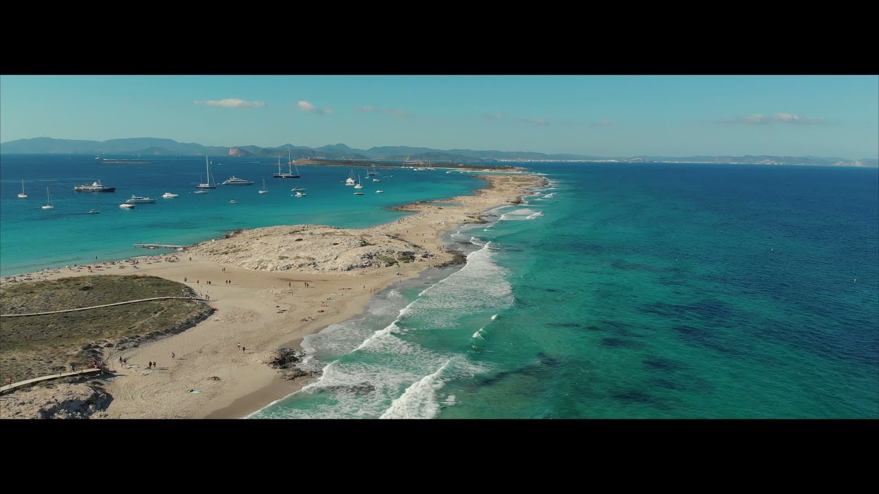 IBIZA / FORMENTERA Relaxing Drone Flight to chill(4K)