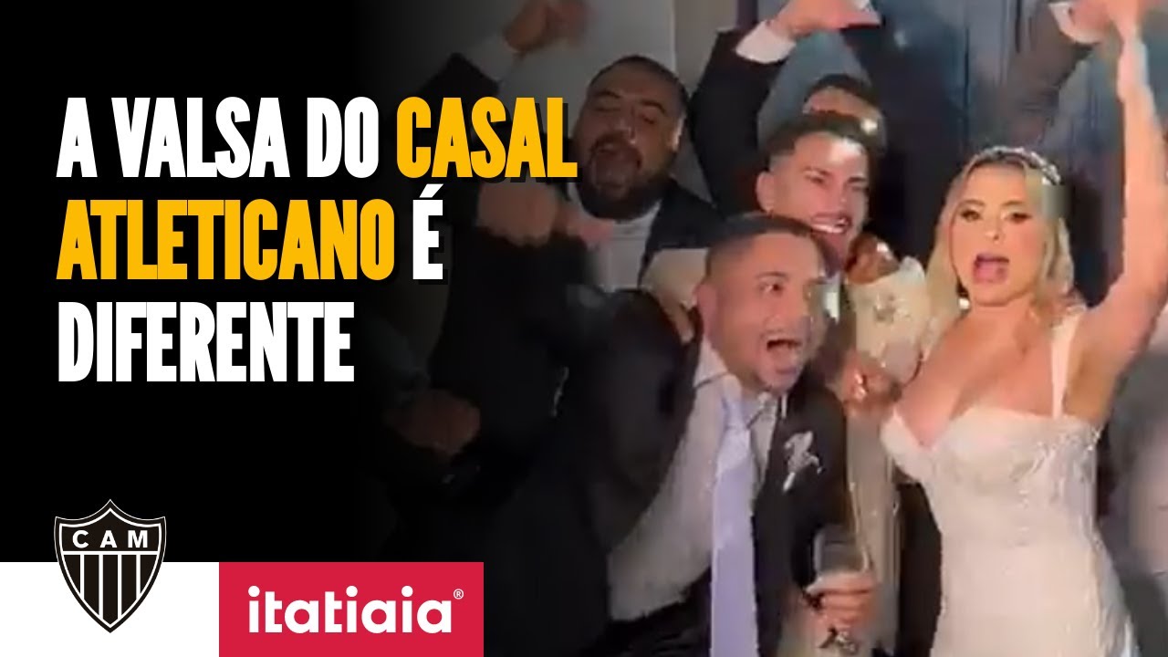 CASAL ATLETICANO VIRALIZA AO TROCAR VALSA DO CASAMENTO POR MÚSICA DE ARQUIBANCADA