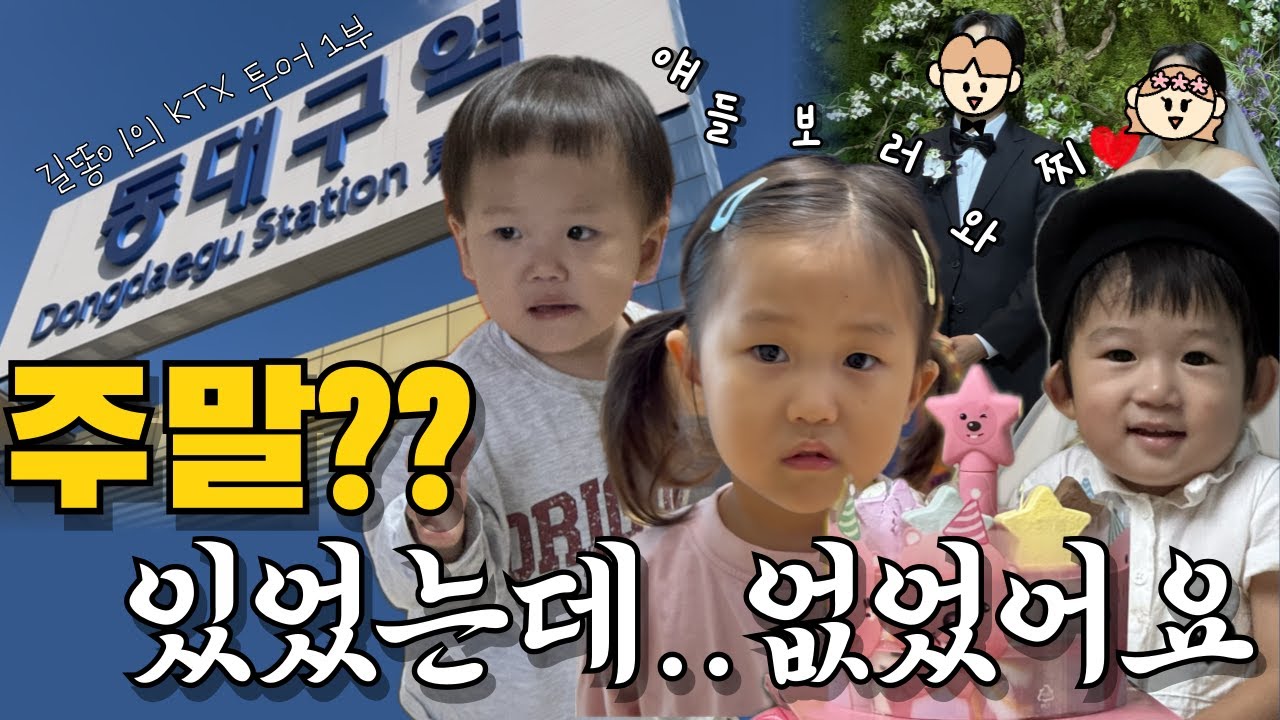 [엉이의하루 VLOG] 🗓️주말이 사라졌습니다 (서울-대구 왕복, 결혼식, 돌잔치)