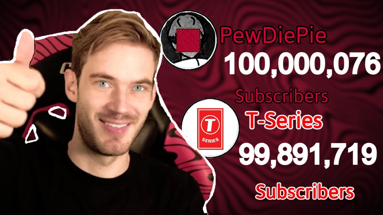 What If PewDiePie Vs T-Series Continued To 100M? Part 1: 258 Days #statsweek