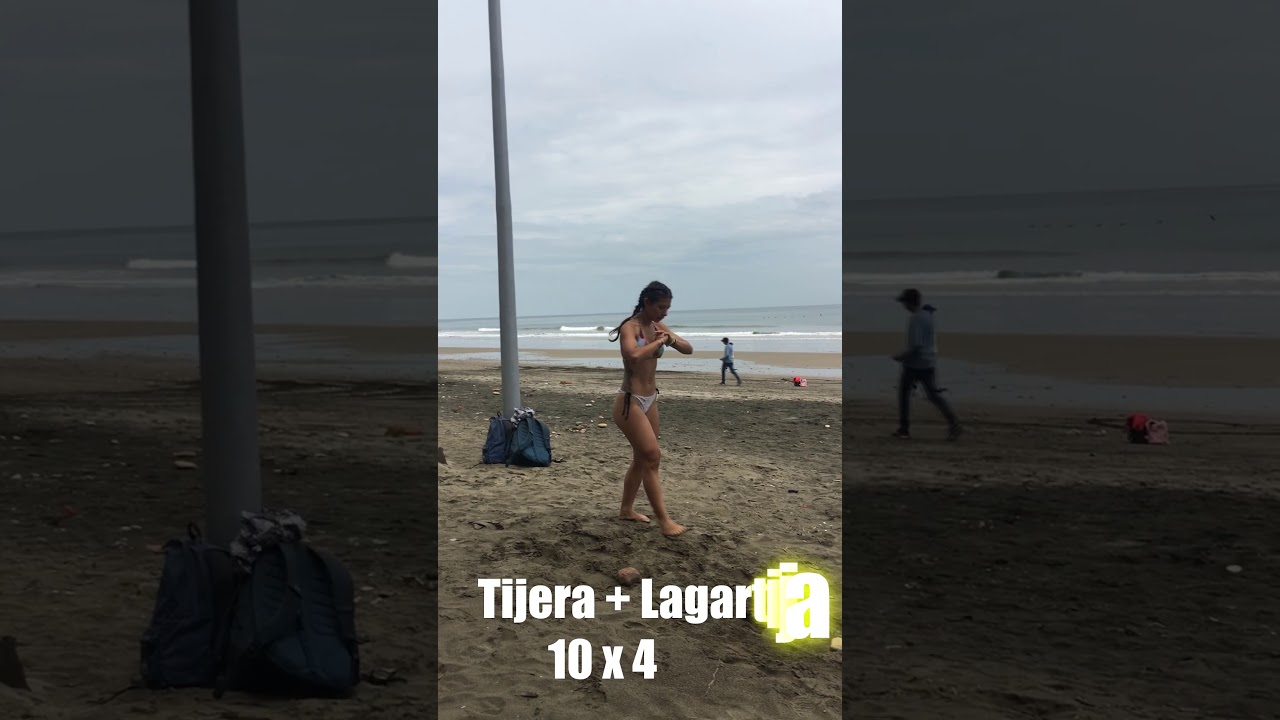 final del reto en la Playa