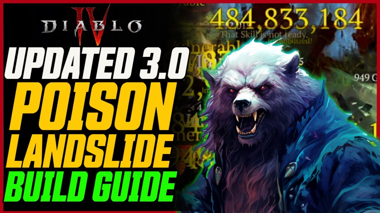 NIGHTMARE 100 LANDSLIDE DRUID (No Uniques!)  // Diablo 4 Plagueshifter 3.0 Final Update