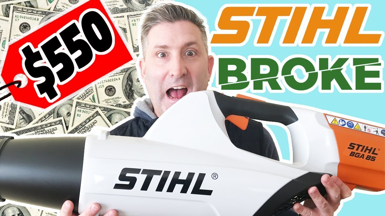 STIHL BGA 85 Cordless Blower REVIEW & TEST | $550 💲💲💲