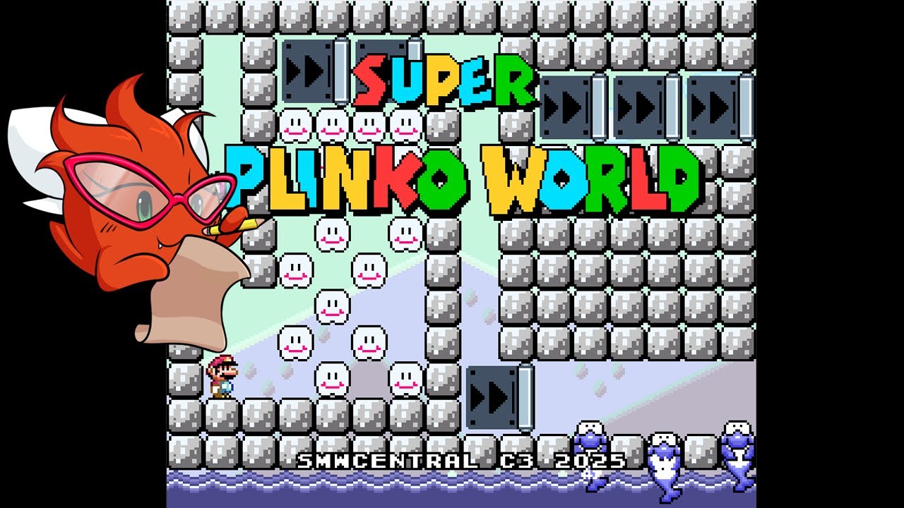 Super Plinko World (SMW Hack) (Longplay)